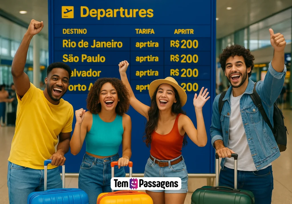Voos nacionais baratos: Destinos a partir de R$200 - Tem Passagens